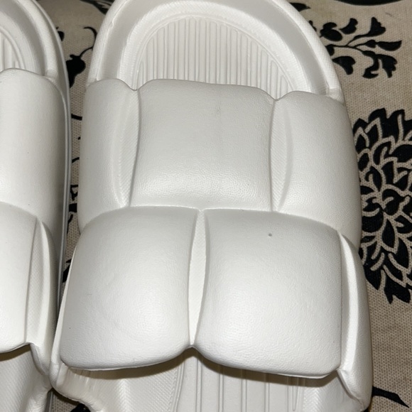 EVA Foam Lite Slide Brick Pattern Bone White New - Picture 8 of 14